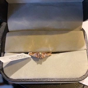 10k pink gold pink diamond .45ct retailed $2814.00 USD